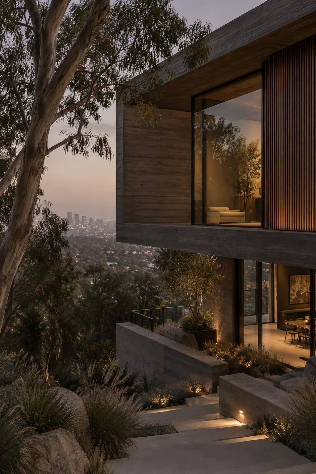 Canyon House, Beverly Hills: hillside residence