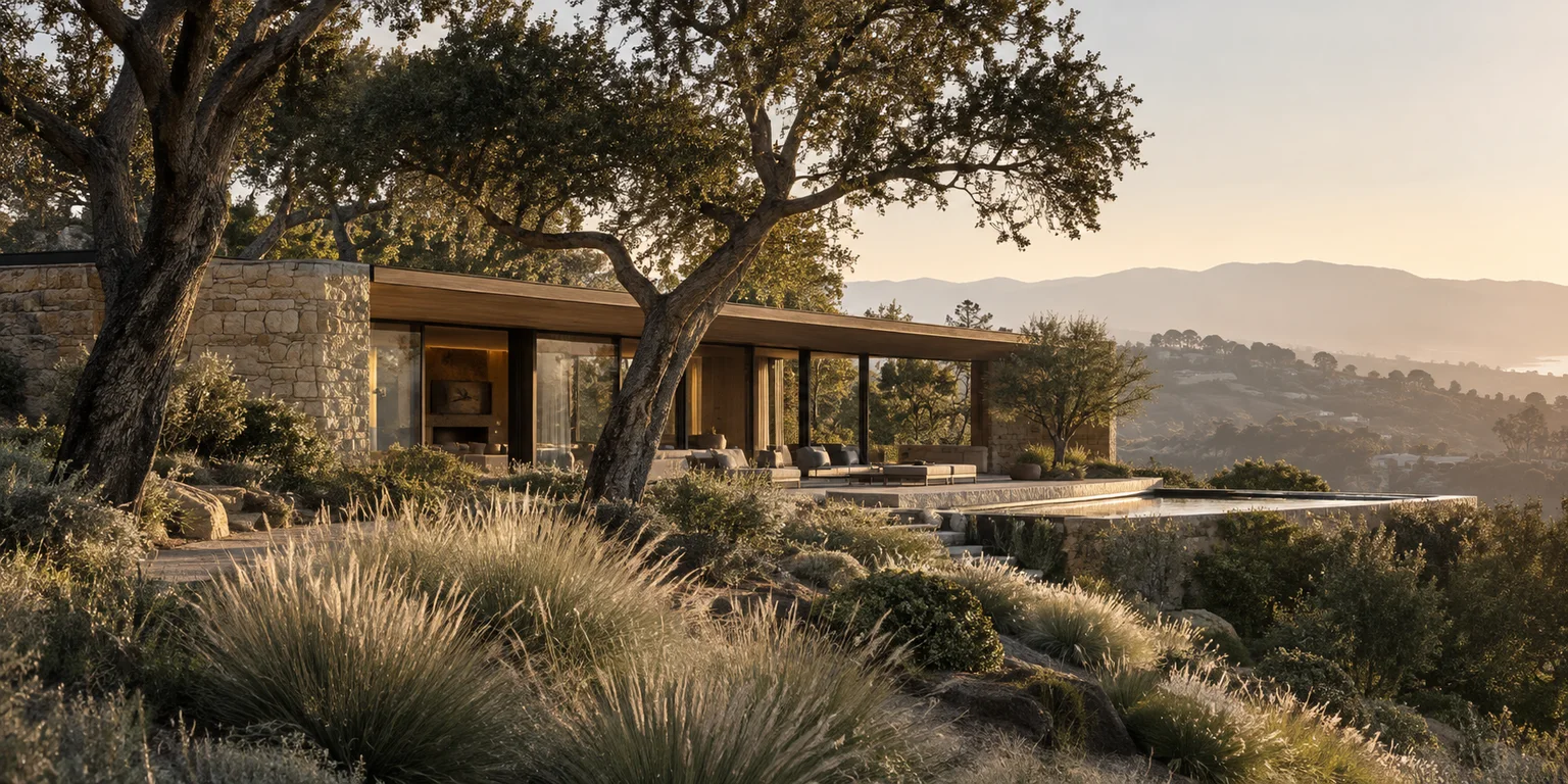 Ridgeline, Pacific Palisades: contemporary residence